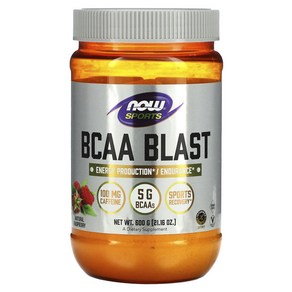 나우푸드 Spots BCAA Blast 라즈베리 맛 600g(21.16oz), 1개