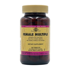 솔가 Solgar Female Multiple 120정