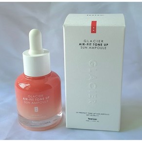 2개 glacie ai-fit tone up sun ampoule 톤업 선 앰플 SPF50 PA+++ 당일발송, 30ml