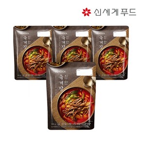 [피코크] 진한육개장 500g x 4팩, 4개