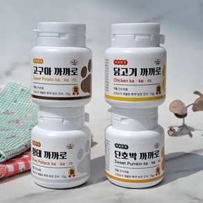 약냄새 안나게먹이는 투약보조제 약을 간식처럼 강아지약먹이기 까까로15g 4종120회분, 15g, 1개