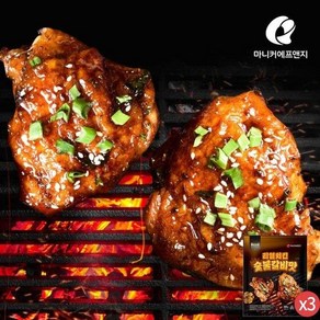 마니커에프앤지 리얼치킨 숯불갈비맛 400g(3봉), 400g, 3개