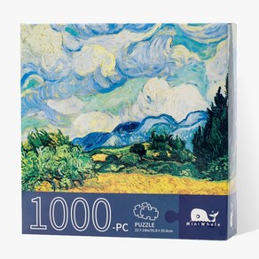 반고흐 그림 퍼즐 밀밭 유화 1000피스, 01.사막 300피스, 1개