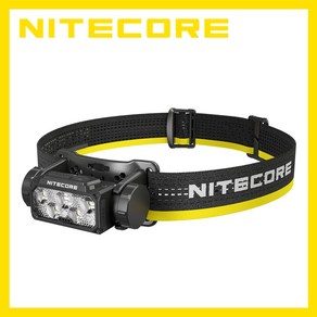 Nitecoe 나이트코어 HC60 UHE 1600루멘 충전용 헤드랜턴 헤드라이트, 1개, 블랙