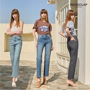 [쇼핑엔티] [인디고랩] 25SS 여성 씬라이트 쿨데님 3종
