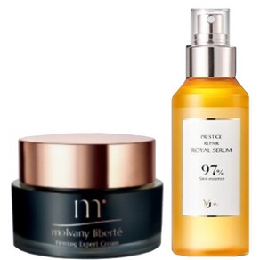 몰바니 퍼밍 엑스퍼트 리프팅크림 50ml+뷰 프레스티지 리페어 로얄 세럼 155ml, 1세트, 50g