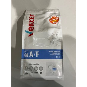 [벨릭서] A/F (독) 처방식 식이알러지 피부처방식 아토피, 1.5kg, 1개, 피부/피모+알러지