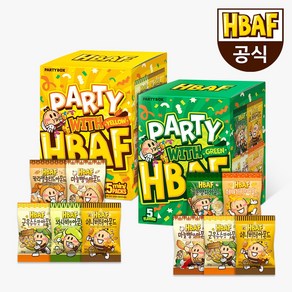 [HBAF] 바프 아몬드 미니 25봉 세트 (20gX25봉) 2종 택1, 파티박스 그린 (20gX25봉)