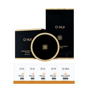 오휘 얼티밋 커버 쿠션 모이스처 15g (본품+리필) +오휘 선크림1ml x 5장