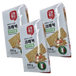 오늘좋은 오리지널 크래커, 3개, 250g