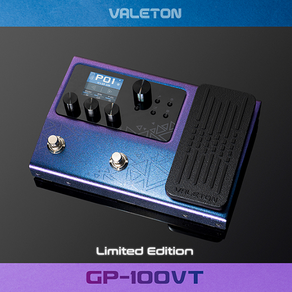 Valeton GP-100VT 베일톤 멀티이펙트 프로세서 Jewel Violet 컬러 어댑터 포함