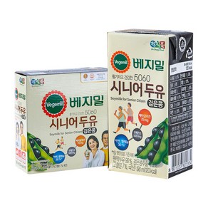 시니어두유 검은콩 베지밀 190ml 16입 국산 천연 저지방 대용량 몸에좋은, 16개