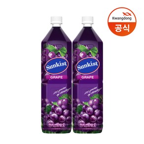 썬키스트 포도주스, 1.5L, 6개