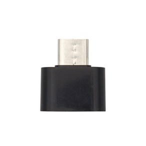 BT541 Coms 스마트폰 USB 3.1 C타입 OTG USB 젠더 Black, 1개