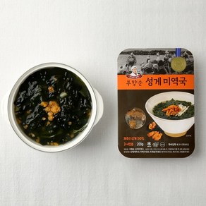 [성산포어멍] 부향순 제주 성게미역국(200g 3~4인분/pack 냉동)