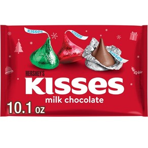 HERSHEY'S KISSES 밀크 초콜릿 크리스마스 캔디 백 286.3g(10oz)