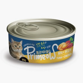 프리미요 고양이 간식캔 85g, 24개, 참치&닭고기 85g 24캔