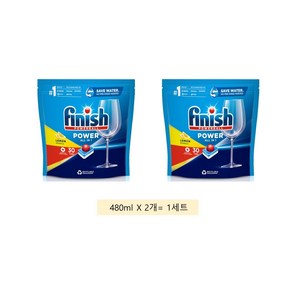 피니시 파워볼 탭스 레몬, 960g, 1개