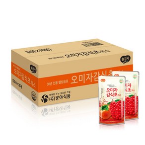 광야 오미자감식초믹스 130ml 30포, 30개, 30개