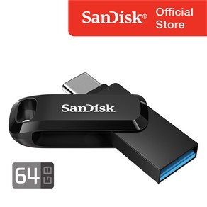 샌디스크 정품 울트라 듀얼 드라이브 고 SDDDC3 USB OTG, 64GB, 1개