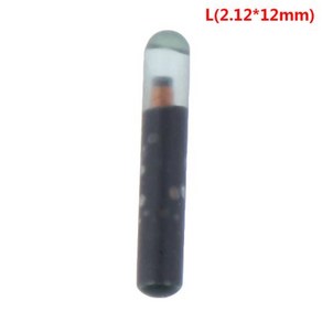 125KHZ/134.2KHZ 2.12*12mm/1.25*7mm 마이크로 칩 동물 RFID 태그 EM4305 ISO11784/5 FDX-B 물고기 개 고양, 02 2.12x12mm