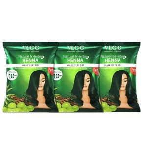 인도정품 VLCC 천연 허브 헤나 - 120g(3팩), 1개