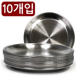 한국금속 스텐접시 x10개 (3호 14.7cm) 찬기 반찬 그릇