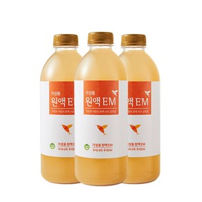 온시야 맑은이엠원액(가정용EM원액) 1L, 3개