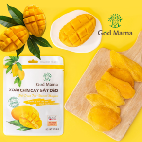 Soft dried mangoes xoai say deo 베트남 말린망고 갓마마 80g 건망고 슬라이스