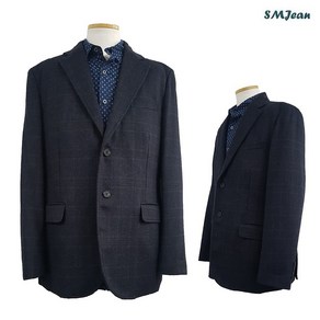 SMJ701 남성 모직 콤비 자켓 울혼방 중년 정장 자켓 겨울 콤비