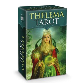 정품 미니 텔레마 타로카드 한글메뉴얼 주머니 무료제공 Mini Thelema Tarot