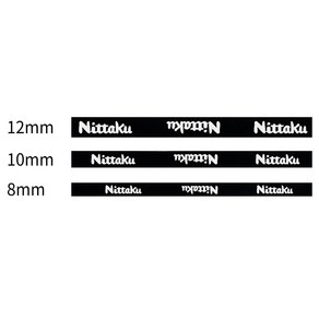 닛타쿠 탁구용품 사이드테이프 베이직가드(레드 블랙), 블랙, 1개