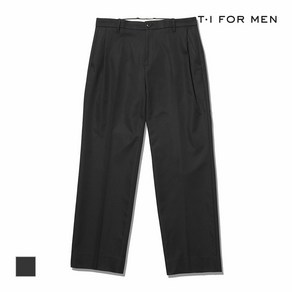 [T.I FORMEN] PLADS 트윌 조직 와이드 셋업 팬츠_M236CPT002M