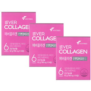 [에버콜라겐] 인앤업 비오틴 업 4통(24주분), 3개, 84정