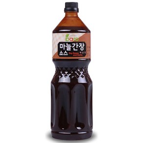 바로 마늘간장소스 2.2kg 업소용 마늘 갈릭 소스, 매운맛, 4개