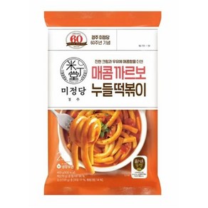 CJ 미정당 매콤까르보나라 누들떡볶이