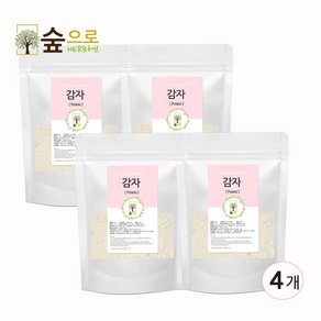 천연팩 감자가루 80g 숲으로허브 곡물팩 감자팩, 4개, 1개입