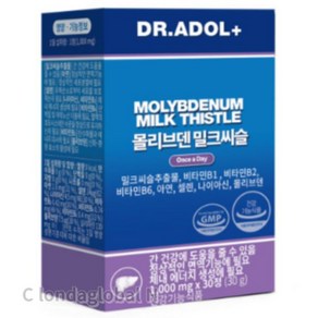 닥터아돌 몰리브덴 밀크씨슬 실리마린 1 000mg x 30정 x 2박스 2개월분