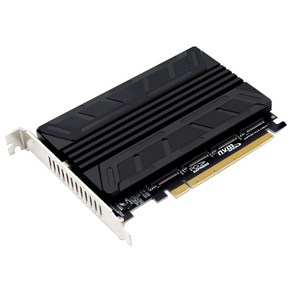 NVME M KEY SSD RAID PCIE X16 어레이 확장 어댑터 보드 PCIE 분할 카드 알루미늄 방열판 패드 포함