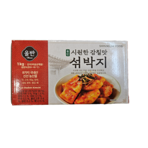 트레이더스 올반 시원한 감칠맛 섞박지 1KG 아이스박스포장, 아이스박스 포장, 1개