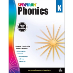 Spectum Phonics Gade K, Cason Dellosa Publishing