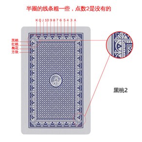 단순하지만 포커 뜻밖에 마술 놀이 표시 관점 비밀 소품 트릭 없는 카드