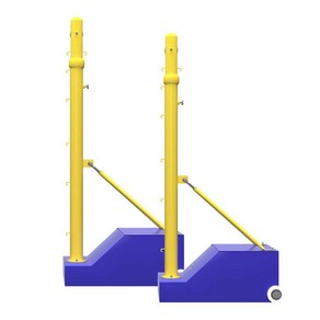 이동식 배드민턴 네트 간이 족구 그물망 간편설치 폴대 세트 공원 배구, 5.다기능 스탠드 + 배구 네트, 1개