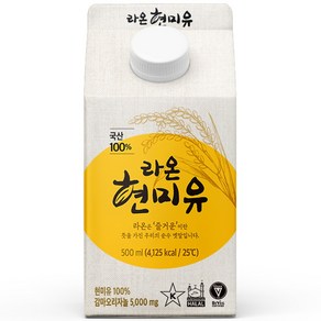 라온 현미유 500ml 6개