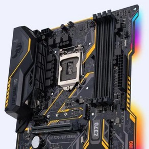 중고 ASUS TUF Z370-PLUS GAMING 마더보드 소켓 LGA 1151 i7 DDR4 PCI-E SATA3, 한개옵션0