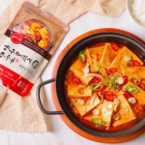 두부양념 조림 짜박두부 소스 [원산지:국산(강원도 양구군)], 160g, 1개