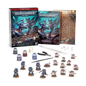 Games Wokshop Wahamme 40K Intoductoy Game Set/게임스 워크샵 전략 워해머 보드게임 입문 세트, 1개