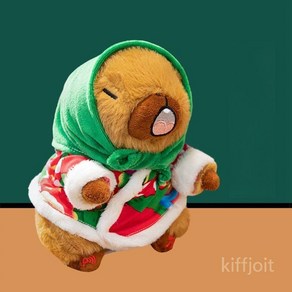 춤추는 내 친구 카피바라 말 따라하는 인형, 20cm, C. 크리스마스, 1개