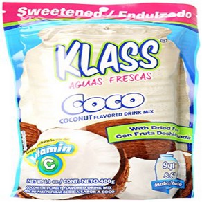 Klass Dink Mix Coconut 클래스 드링크 믹스 코코넛, 412.77g, 1개