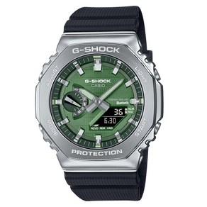 G-SHOCK 지샥 GBM-2100A-1A3 지얄오크 터프솔라 메탈 우레탄밴드 그린